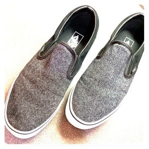 Vans RARE Charcoal/Black Classic Slip On